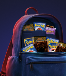 Open a trading card booster pack online instantly